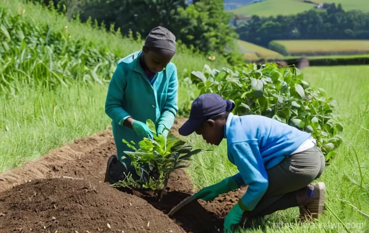 탄소 격리 식재 프로젝트를 위한 자금 조달 방법 - **Prompt 1: Citizen-Led Forest of Hope**
    "A vibrant, wide-angle shot of a diverse community joyf...