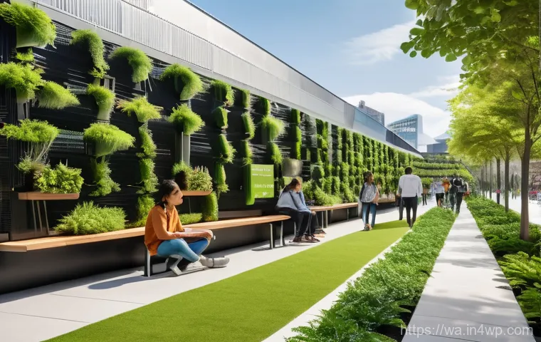 탄소 격리 식재의 생태계 서비스 가치 분석 - A close-up view of a thriving field of various honey-producing plants in full bloom, such as lavende...