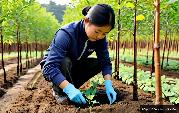Home 17 탄소 격리 식재를 위한 혁신적인 기술 소개 - Photorealistic regenerative forestry site using innovative carbon sequestration planting technology,...